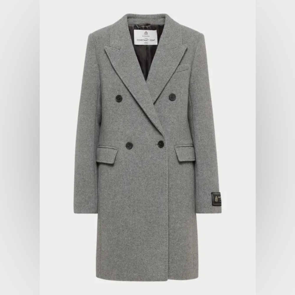 Aritzia Double-Breasted Wool Coat